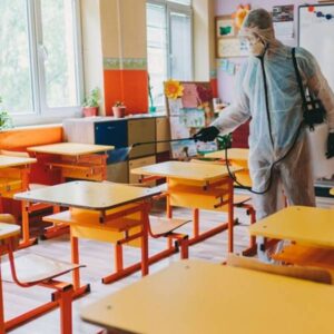 Zirvekent okul temizliği